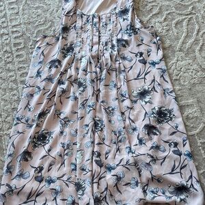 DR2 Floral Mini Dress in Pink and Blue